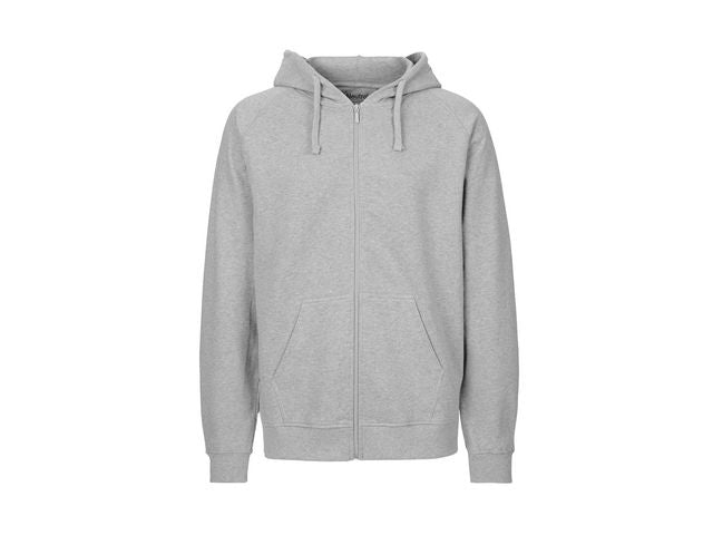 Hoodie zip NEUTRAL O63301 herr grå 3XL